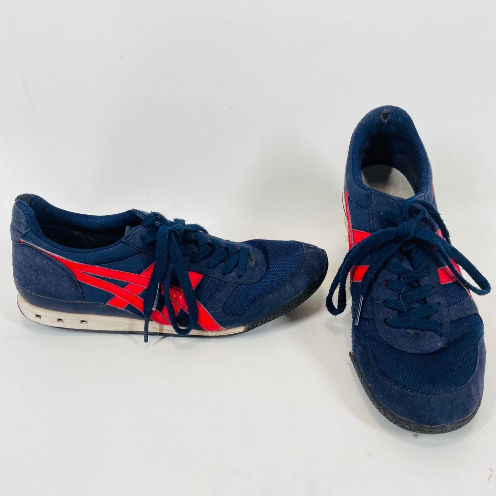Onitsuka Tiger Ultimate 81 Navy Blue Red Sneakers 183A059 Mens 6.5